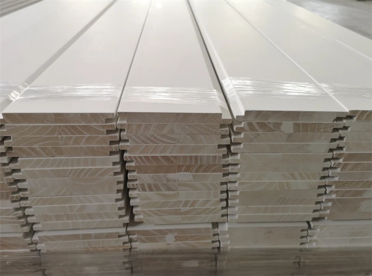 First Class White Primed Wood Wall Panel