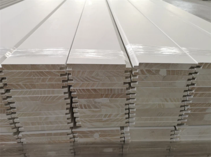 High Performance White Primed Wood Wall Panel