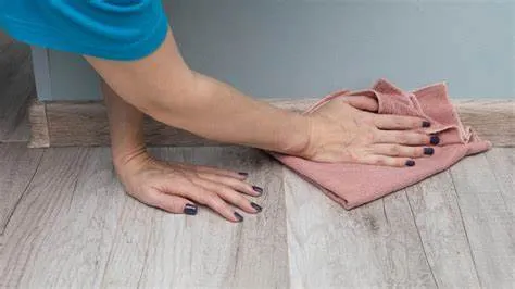 wood baseboards wood baseboards