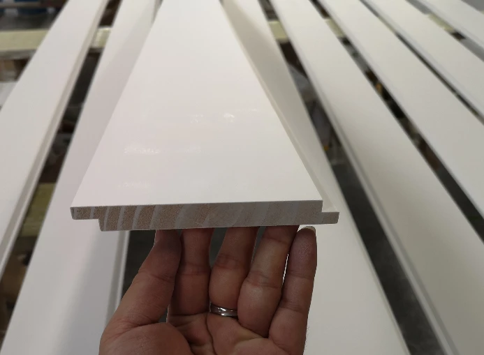 Top Tier White Primed Wood Wall Panel
