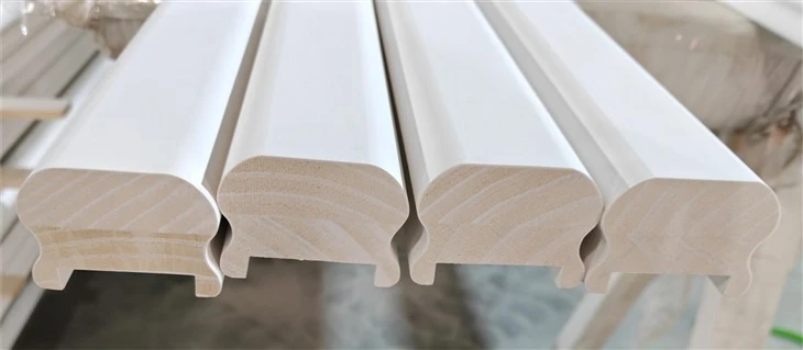 White Primed FJ Pine Stair Handrails