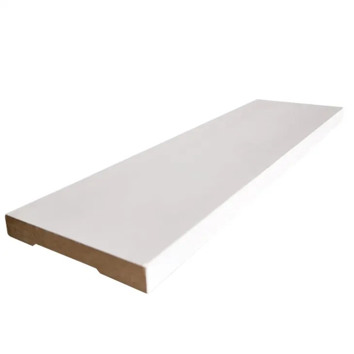 China White Primed Mdf Baseboard