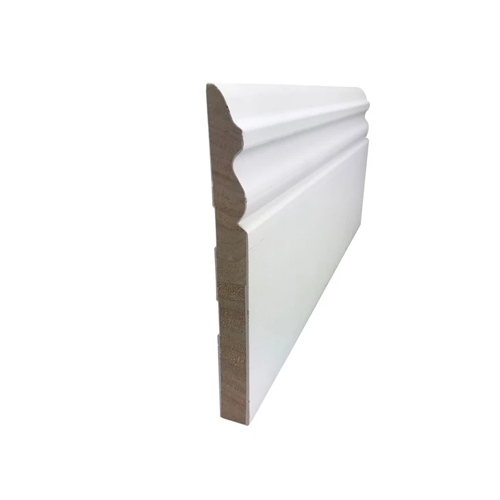 Interior Wood Wall Baseboard Primer Panel Moulding