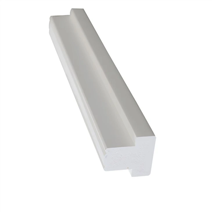 White Primed Pvc Plantation Shutter Components Wood
